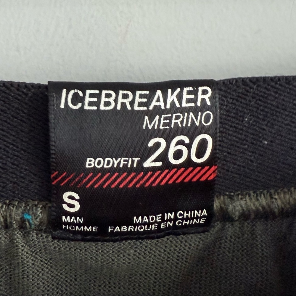 Icebreaker Men’s 260 Bodyfit Thermal Leggings Base Layer Merino Wool Pants S - Picture 5 of 14